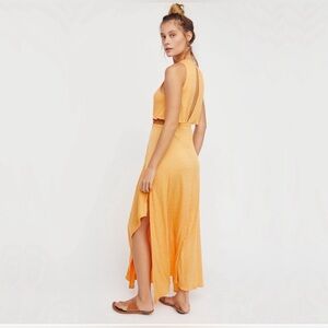 Free People FP Beach Fairgrounds Maxi Dress / Orange Coast / S